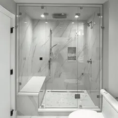 Phòng Tắm Xông Hơi Ướt Tại Nhà Kính Cường Lực Cao Cấp 