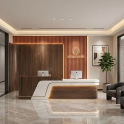 Quầy Lễ Tân Giá Rẻ Kiểu Dáng Đẹp Mắt Chất Lượng Vượt Trội