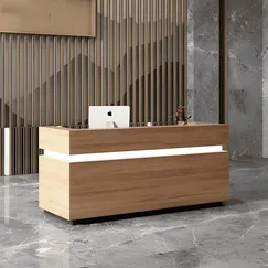 Quầy Lễ Tân Nhà Nghỉ Thiết Kế Hiện Đại Gỗ Công Nghiệp MDF Phủ Melamine Quầy Lễ Tân Nhà Nghỉ Thiết Kế Hiện Đại Gỗ Công Nghiệp MDF Phủ Melamine