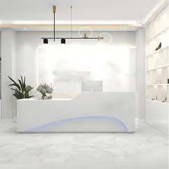 Quầy Lễ Tân Spa Đẹp Hiện Đại Chất Liệu Gỗ Công Nghiệp Cao Cấp Quầy Lễ Tân Spa Đẹp Hiện Đại Chất Liệu Gỗ Công Nghiệp Cao Cấp