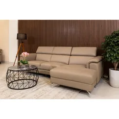Sofa Da Nhỏ Gọn Góc L Màu Nâu Đất Đẹp Sang Chảnh Sofa Da Nhỏ Gọn Góc L Màu Nâu Đất Đẹp Sang Chảnh