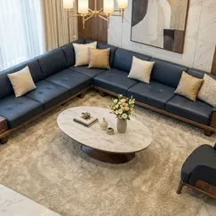 Sofa Óc Chó Chữ L Kết Cấu Chắc Chắn Thiết Kế Tinh Xảo Giá Ưu Đãi