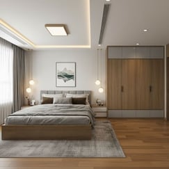 Bộ Giường Tủ Phòng Ngủ Đẹp Phong Cách Tối Giản Chất Lượng 