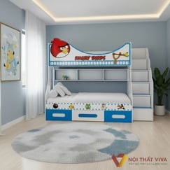 Giường Tầng Cho Bé Thiết Kế Theo Phong Cách  Angry Bird Giá Hợp Lí