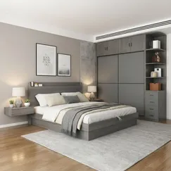 Thiết Kế Phòng Ngủ Với Bộ Nội Thất Gỗ Công Nghiệp Bền Bỉ Cao Cấp 