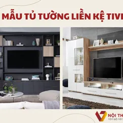 Trang Trí Nhà Ở Độc Đáo Với 10 Mẫu Tủ Tường Liền Kệ Tivi Đẹp, Ấn Tượng