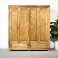 Tủ Áo Gỗ Hương Xám 4 Cánh Đẹp Giá Rẻ