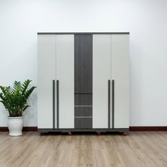 Tủ Áo 3 Buồng 4 Cánh Hiện Đại Đẹp Giá Rẻ