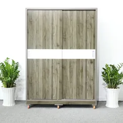 Tủ Quần Áo Gỗ Công Nghiệp Cửa Lùa Màu Xám Rêu Chỉ Trắng Hiện Đại Tủ Quần Áo Gỗ Công Nghiệp Cửa Lùa Màu Xám Rêu Chỉ Trắng Hiện Đại