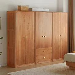 Tủ Áo Gỗ Tự Nhiên Kích Thước Lớn Màu Nâu Cao Cấp Hiện Đại Tủ Áo Gỗ Tự Nhiên Kích Thước Lớn Màu Nâu Cao Cấp Hiện Đại