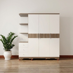 Mẫu Tủ Quần Áo Góc Tường 3 Cánh Hiện Đại Đẹp Giá Rẻ