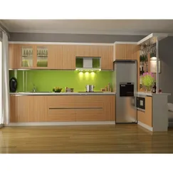 Tủ Bếp Giá Rẻ Thiết Kế Kiểu Chữ L Gỗ MDF Phủ Melamine Kết Hợp Quầy Bar Tủ Bếp Giá Rẻ Thiết Kế Kiểu Chữ L Gỗ MDF Phủ Melamine Kết Hợp Quầy Bar