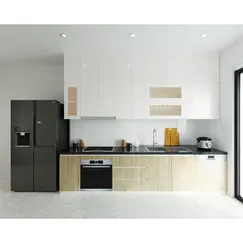 Tủ Bếp Kịch Trần Chữ I Gỗ MDF Phủ Melamine Đẹp Hiện Đại Tủ Bếp Kịch Trần Chữ I Gỗ MDF Phủ Melamine Đẹp Hiện Đại