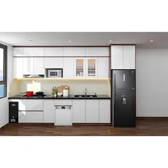 Tủ Bếp Màu Trắng Acrylic Chữ I Tinh Tế Hiện Đại Tủ Bếp Màu Trắng Acrylic Chữ I Tinh Tế Hiện Đại