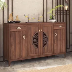 Tủ Chén Gỗ Cao Cấp Màu Óc Chó Cánh Chạy Cnc Đẹp Giá Tốt Tủ Chén Gỗ Cao Cấp Màu Óc Chó Cánh Chạy Cnc Đẹp Giá Tốt