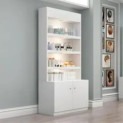 Tủ Để Mỹ Phẩm Chất Liệu Gỗ Công Nghiệp MDF Sơn Trắng Đơn Giản Hiện Đại Tủ Để Mỹ Phẩm Chất Liệu Gỗ Công Nghiệp MDF Sơn Trắng Đơn Giản Hiện Đại