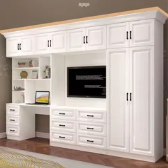 Tủ Để Tivi Giá Rẻ Kết Hợp Tủ Áo Và Bàn Làm Việc Gỗ Công Nghiệp MDF Đẹp Tủ Để Tivi Giá Rẻ Kết Hợp Tủ Áo Và Bàn Làm Việc Gỗ Công Nghiệp MDF Đẹp