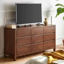 Tủ Đựng Quần Áo Ngăn Kéo Kiểu Chân Cao Gỗ Sồi Sơn Màu Óc Chó Đẹp Giá Rẻ Tủ Đựng Quần Áo Ngăn Kéo Kiểu Chân Cao Gỗ Sồi Sơn Màu Óc Chó Đẹp Giá Rẻ