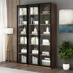 Tủ Hồ Sơ Bằng Gỗ Công Nghiệp Cánh Kính Cường Lực Hiện Đại Tủ Hồ Sơ Bằng Gỗ Công Nghiệp Cánh Kính Cường Lực Hiện Đại