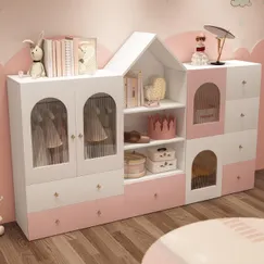 Tủ Quần Áo Cho Bé Gái Màu Hồng Hình Lâu Đài Cho Bé Thỏa Sức Sáng Tạo Tủ Quần Áo Cho Bé Gái Màu Hồng Hình Lâu Đài Cho Bé Thỏa Sức Sáng Tạo