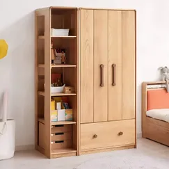 Tủ Quần Áo Gỗ Tự Nhiên Hiện Đại Có Kệ Để Đồ Giá Rẻ Tủ Quần Áo Gỗ Tự Nhiên Hiện Đại Có Kệ Để Đồ Giá Rẻ