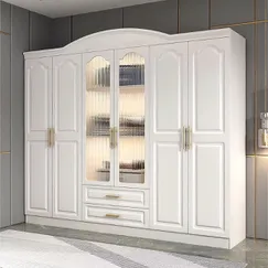 Tủ Quần Áo Khung Gỗ Phối Kính Phong Cách Hiện Đại