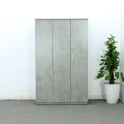 Tủ Quần Áo Màu Xám Xi Măng Gỗ MDF 3 Cánh Kiểu Mới Hiện Đại Giá Rẻ Tủ Quần Áo Màu Xám Xi Măng Gỗ MDF 3 Cánh Kiểu Mới Hiện Đại Giá Rẻ