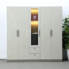 Tủ Quần Áo Thông Minh Hiện Đại 5 Cánh Sơn 2K Màu Xám Chạm Hoạ Tiết Đẹp Tủ Quần Áo Thông Minh Hiện Đại 5 Cánh Sơn 2K Màu Xám Chạm Hoạ Tiết Đẹp