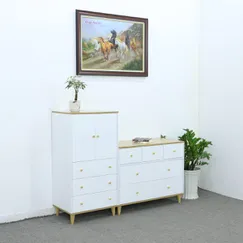 Tủ Quần Áo Trẻ Em Gỗ Công Nghiệp MDF 2 Buồng Màu Vàng Phối Trắng Gọn Đẹp Tủ Quần Áo Trẻ Em Gỗ Công Nghiệp MDF 2 Buồng Màu Vàng Phối Trắng Gọn Đẹp