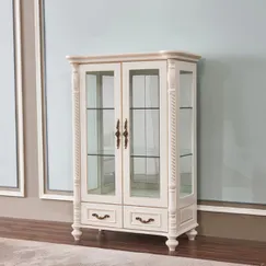 Tủ Rượu Gỗ Sồi Nga Sơn Trắng Kiểu Dáng Cổ Điển Sang Trọng Tủ Rượu Gỗ Sồi Nga Sơn Trắng Kiểu Dáng Cổ Điển Sang Trọng