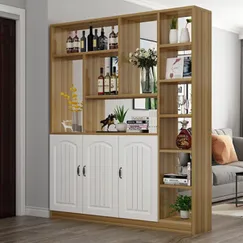 Tủ Rượu Kiêm Vách Ngăn Phòng Khách Gỗ Công Nghiệp Hiện Đại Đẹp Tủ Rượu Kiêm Vách Ngăn Phòng Khách Gỗ Công Nghiệp Hiện Đại Đẹp