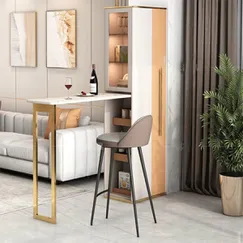 Tủ Rượu Quầy Bar Gỗ Công Nghiệp Thiết Kế Thông Minh Hiện Đại