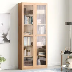 Tủ Sách Đứng Hai Cánh Ốp Kính Đẹp Gỗ Tự Nhiên Hiện Đại Tủ Sách Đứng Hai Cánh Ốp Kính Đẹp Gỗ Tự Nhiên Hiện Đại