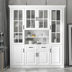 Tủ Tài Liệu Giám Đốc Gỗ Công Nghiệp Sơn Trắng Tinh Tế Sang Trọng Tủ Tài Liệu Giám Đốc Gỗ Công Nghiệp Sơn Trắng Tinh Tế Sang Trọng