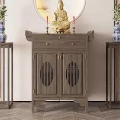 Tủ Thờ Nhỏ Giá Rẻ Chất Liệu Gỗ MDF Melamine Với đường Nét Sang Trọng Tủ Thờ Nhỏ Giá Rẻ Chất Liệu Gỗ MDF Melamine Với đường Nét Sang Trọng