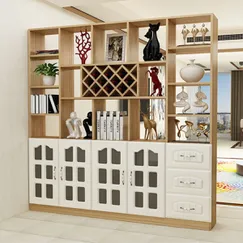 Vách Ngăn Kiêm Tủ Rượu Phòng Khách Gỗ Công Nghiệp Đẹp Giá Rẻ Vách Ngăn Kiêm Tủ Rượu Phòng Khách Gỗ Công Nghiệp Đẹp Giá Rẻ