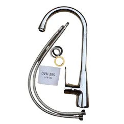 Vòi Bồn Rửa Chén Nóng Lạnh Bằng Đồng Mạ Crom Bóng  Vòi Bồn Rửa Chén Nóng Lạnh Bằng Đồng Mạ Crom Bóng