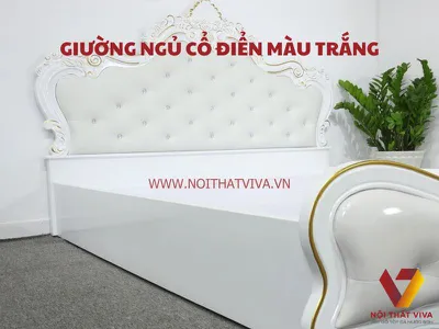 10+ Giường Ngủ Cổ Điển Màu Trắng Sang Trọng, Xịn Sò, Nâng Tầm Đẳng Cấp 10+ Giường Ngủ Cổ Điển Màu Trắng Sang Trọng, Xịn Sò, Nâng Tầm Đẳng Cấp