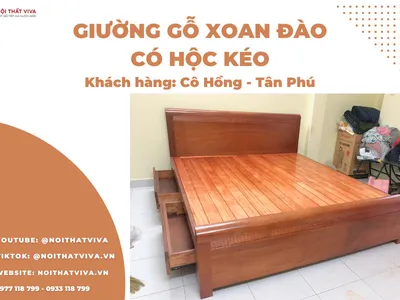 Giao Lắp Giường Gỗ Xoan Đào 1m8 cô Hồng - Tân Phú Bền Bỉ Và Đẳng Cấp Giao Lắp Giường Gỗ Xoan Đào 1m8 cô Hồng - Tân Phú Bền Bỉ Và Đẳng Cấp
