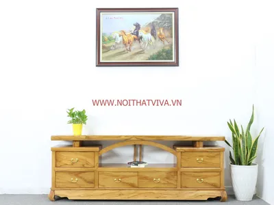 Gợi ý 30+ kệ tivi nguyên khối đẹp, độc, sang cho mọi phòng khách