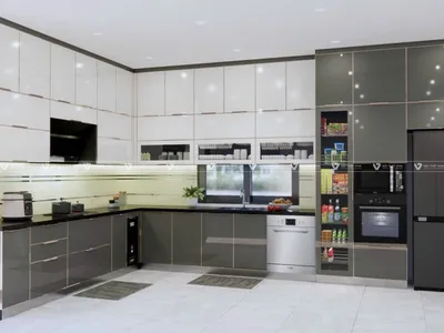 Tủ bếp cánh kính cường lực: xu hướng hiện đại, bền đẹp, báo giá mới nhất