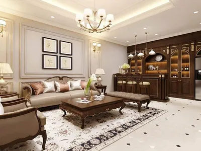 Khám phá 35+ mẫu thiết kế nội thất chung cư cổ điển đẹp nhất 2025 Khám phá 35+ mẫu thiết kế nội thất chung cư cổ điển đẹp nhất 2025
