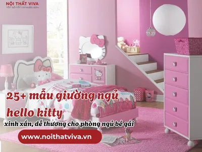 25+ mẫu giường ngủ hello kitty xinh xắn, dễ thương cho phòng ngủ bé gái 25+ mẫu giường ngủ hello kitty xinh xắn, dễ thương cho phòng ngủ bé gái