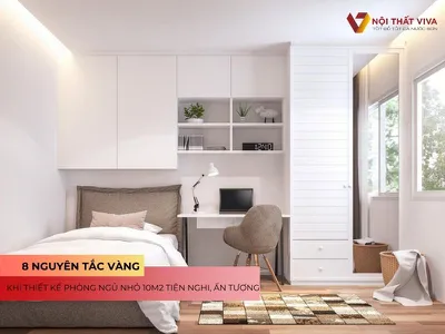 8 nguyên tắc vàng khi thiết kế phòng ngủ nhỏ 10m2 tiện nghi, ấn tượng 8 nguyên tắc vàng khi thiết kế phòng ngủ nhỏ 10m2 tiện nghi, ấn tượng