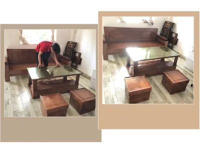 Bàn ghế phòng khách bằng gỗ - Kinh nghiệm mua mẫu đẹp, chất lượng, xu hướng