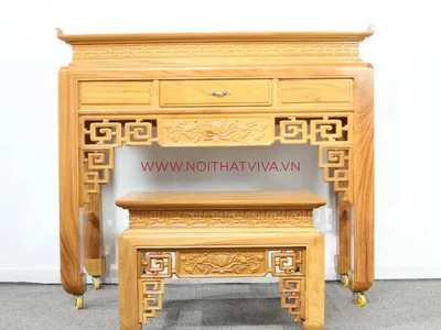 Bàn thờ nhị cấp và tam cấp khác nhau thế nào? Cách chọn phù hợp cho gia đình