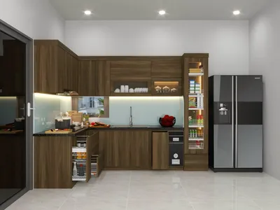 Báo giá tủ bếp gỗ MDF lõi xanh An Cường hiện đại, ưu đãi nhất Báo giá tủ bếp gỗ MDF lõi xanh An Cường hiện đại, ưu đãi nhất