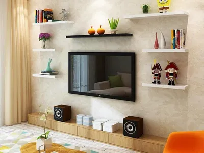 Cách chọn kích thước kệ tivi treo tường phòng khách phù hợp cho từng không gian khác nhau