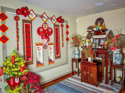 Cách trang trí phòng thờ ngày Tết đẹp trang nghiêm, hợp phong thủy 2026  