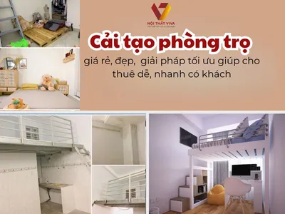 Cải tạo phòng trọ giá rẻ, đẹp, giải pháp tối ưu giúp cho thuê dễ, nhanh có khách